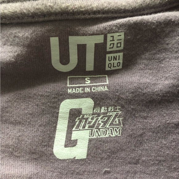 Uniqlo Purple Gundam YMS-15 GYAN T Shirt - Picture 6 of 9
